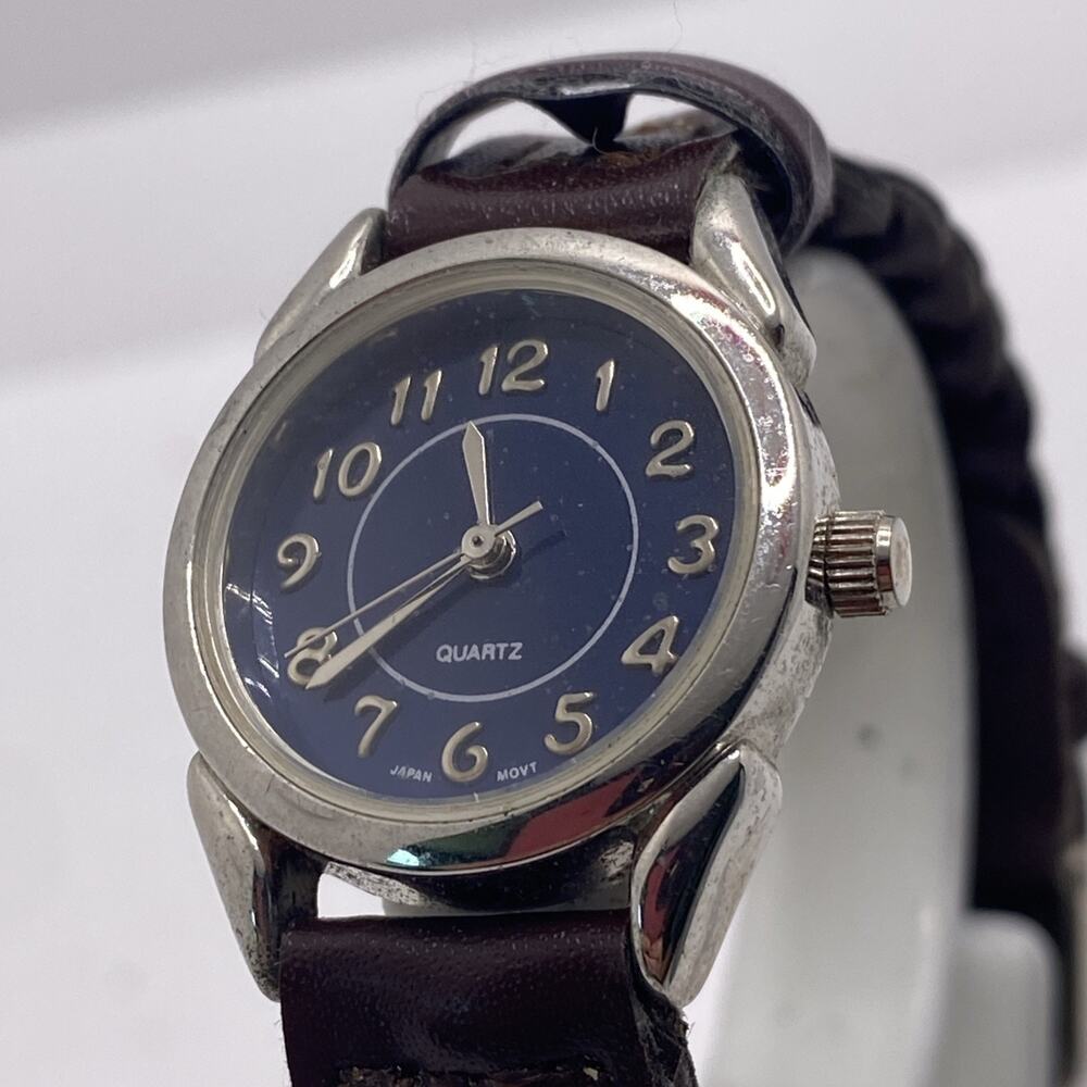 Advance White Stag Womens Blue Dial Watch New Battery
